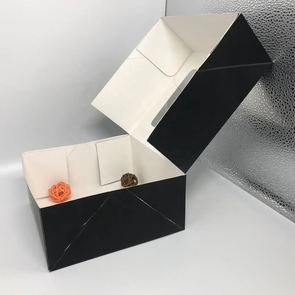 Высококачественная прозрачная коробка для торта 12X12X6