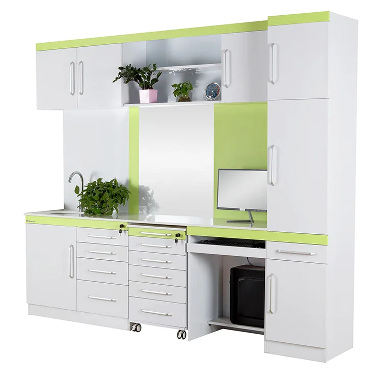 High quality Dental workstation for laboratory computer workstation lab furniture dental dental cabinet furniture