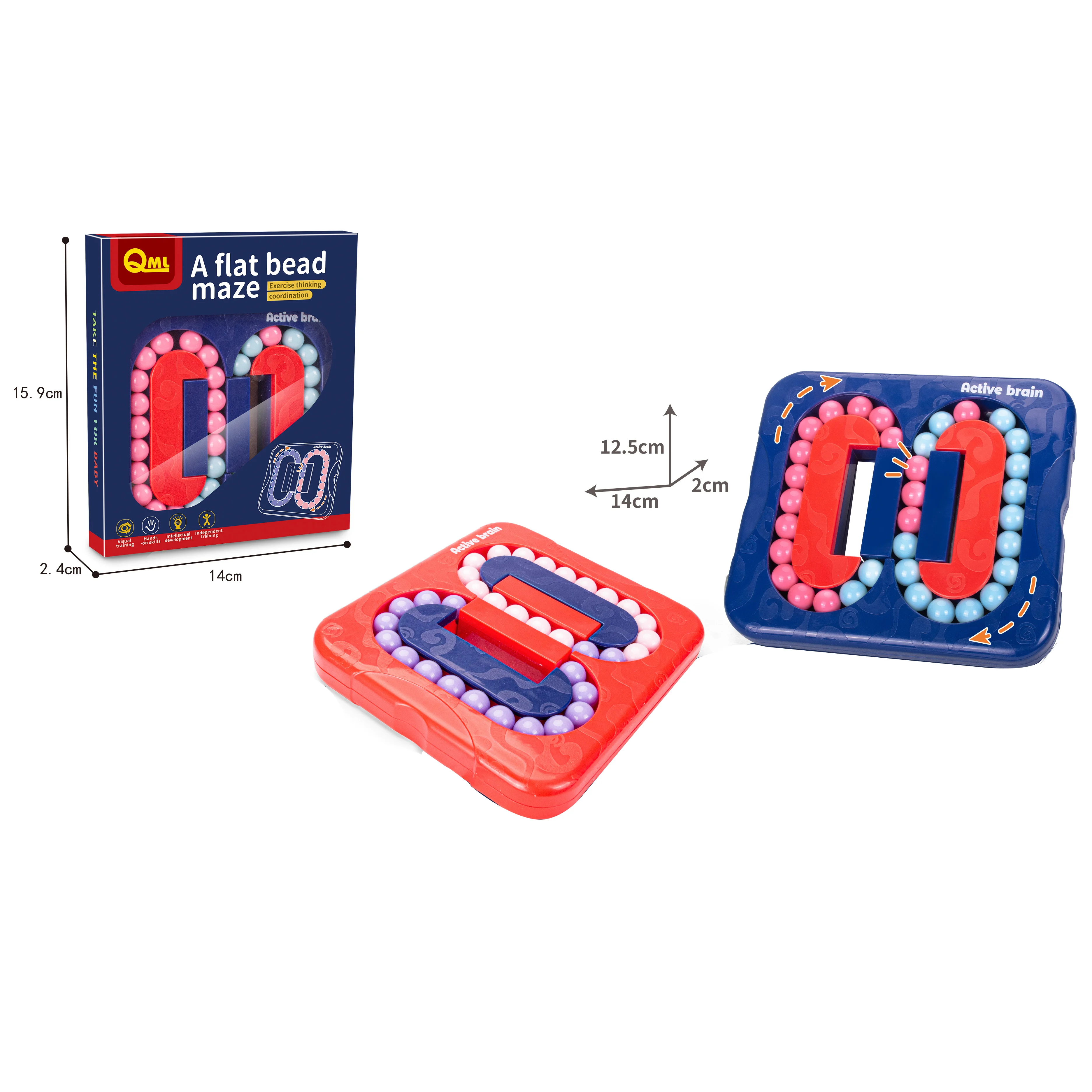Education kindergarten early education enlightenment age - appropriate education children plane round bead maze game