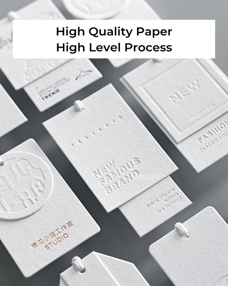 Best Price Custom seed paper price tags Hang Tags Custom Hanging Label Seed Paper Hang Tags With Logo