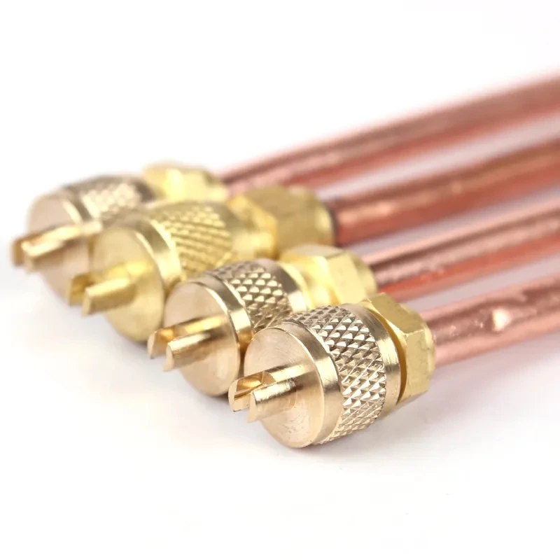 Air conditioning check valve fluorine nozzle liquid nozzle needle valve fluorine quick connector copper check valve