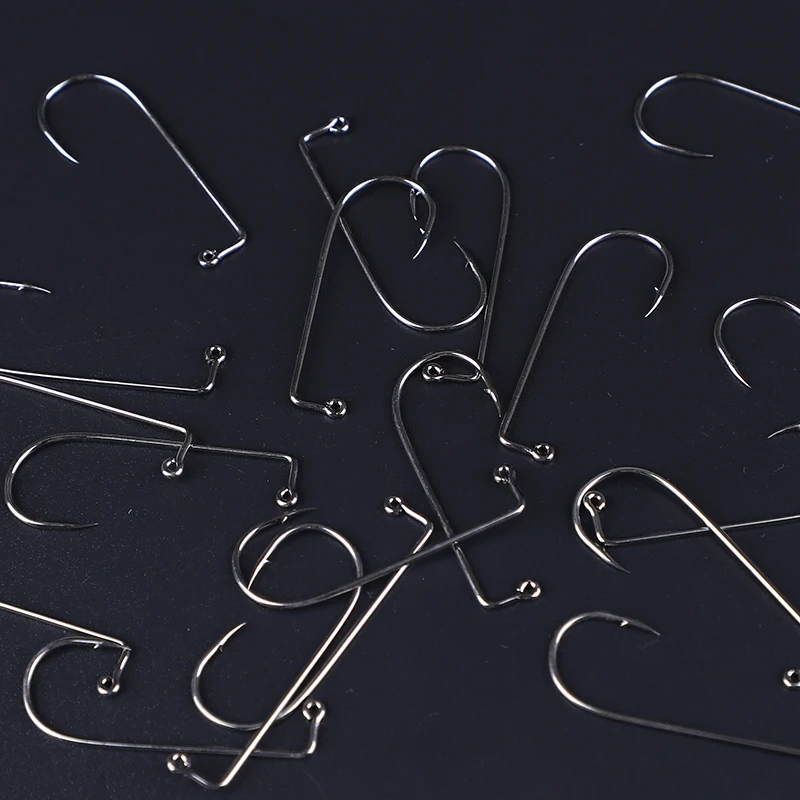 SUPERIORFISHING Jig Hook  Assist Hook Jig 1X 8#-6/0#  Barbed Rustproof Fishing Hook T611