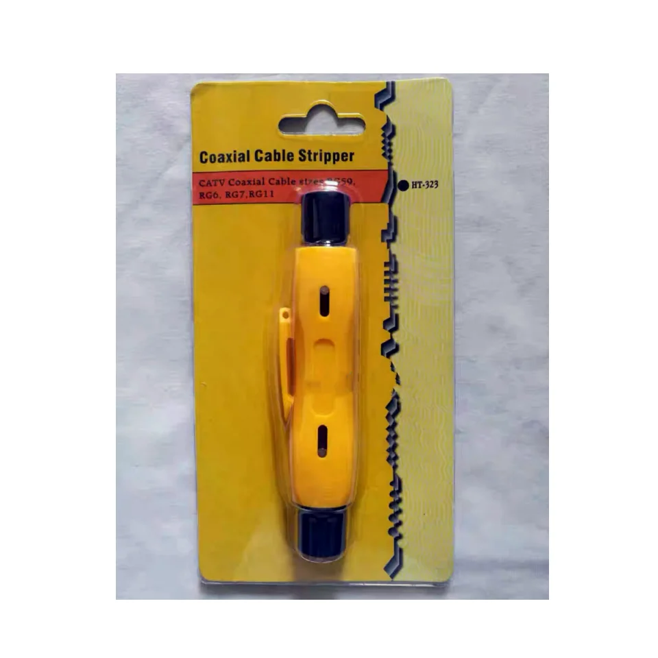 Factory Price Portable Pocket Cable Wire Stripper Coaxial Cable Cutter Wire Stripping Tool for Rg59 Rg6 Rg7 Rg11 Coax Stripper