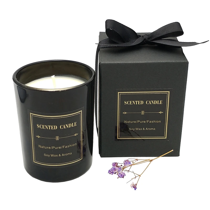 Private label Wholesale Custom Scented Candle Aromatherapy Jar Soy Wax Candle