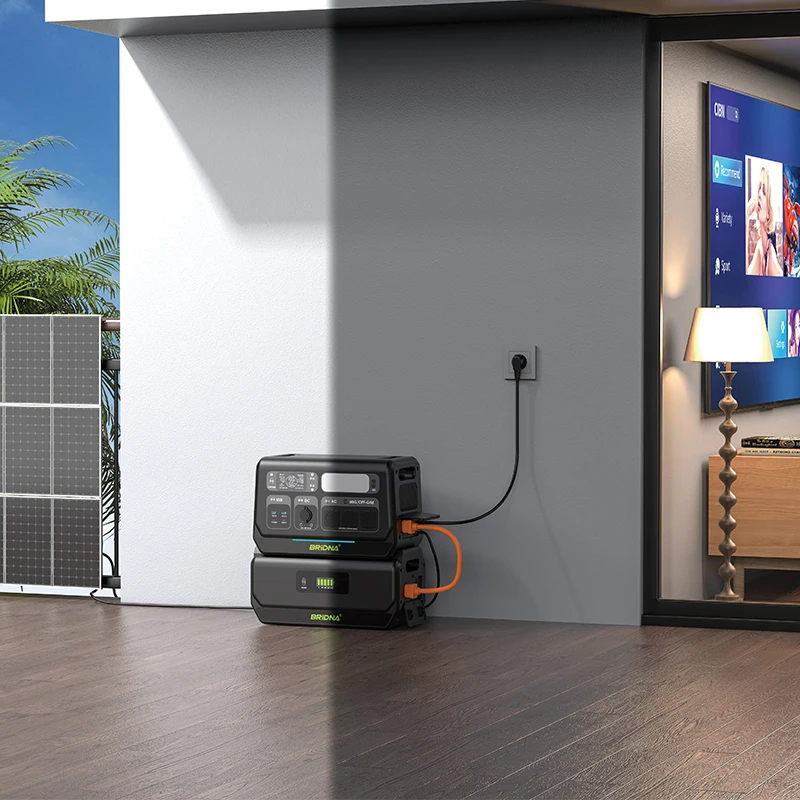 2200w pro balcony solar plant portable camping battery LiFePO4 solar generator power station