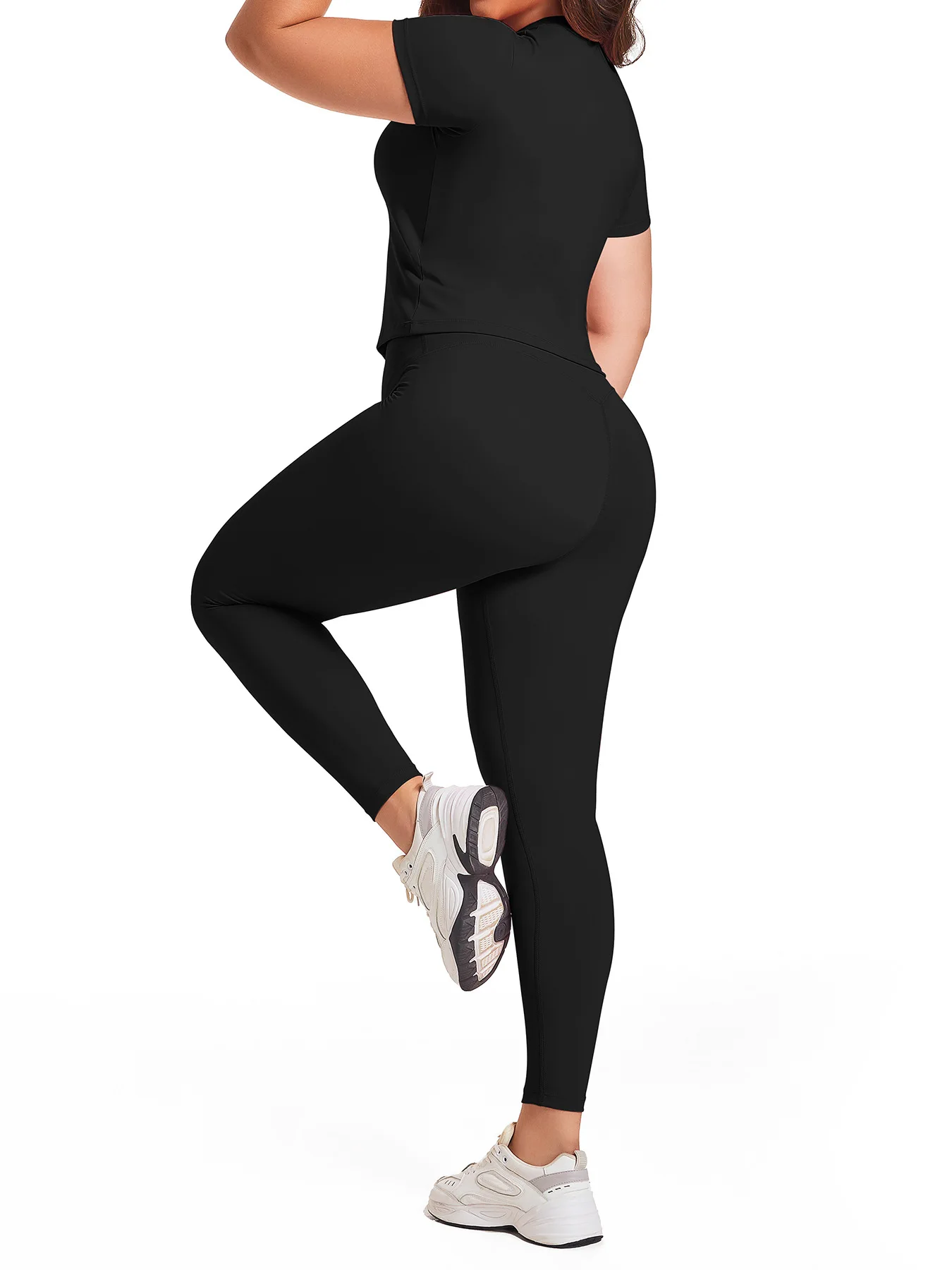 High Elastic Seamless Workout Set Women Fitness Clothing Sports Wear Short Pant Yoga Sets 2 Pcs Set Training Jogging Wear