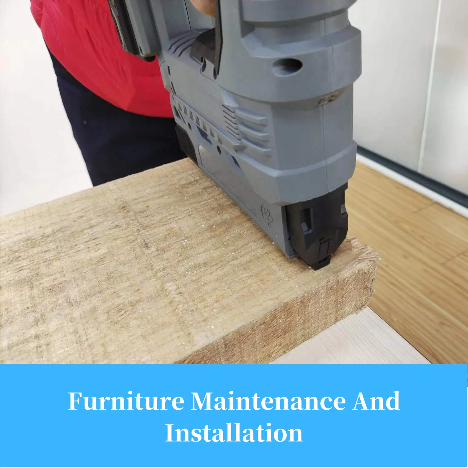Professional Electric Wireless Stapler Popular Rechargeable Stapler Furniture Battery Color Box DIY OEM 20V Brad Nail Gun