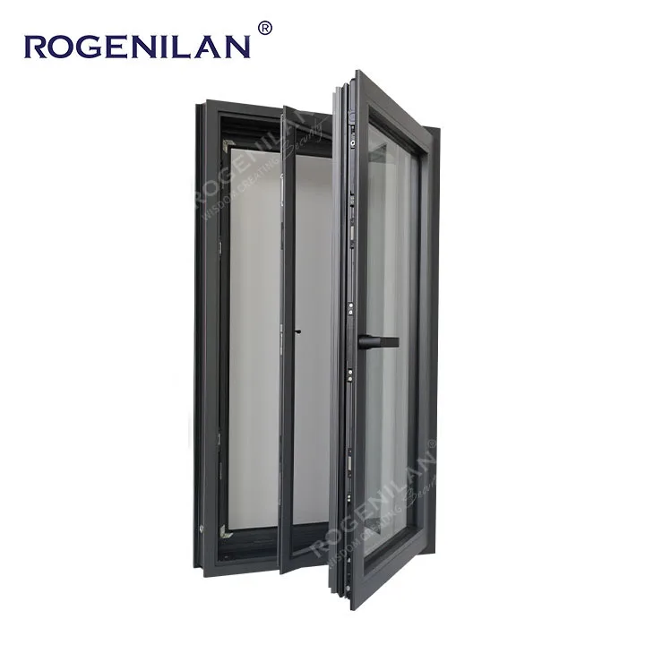 modern designs double panel home windows casement aluminum window customized modern design aluminum glass casement window