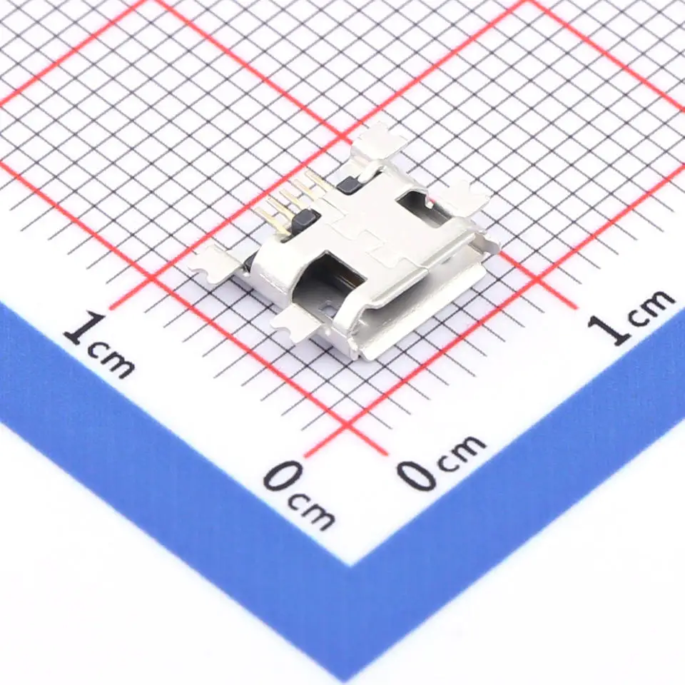 Female USB Connector Types Chart 5 Pin Micro USB B Type Connector Ip67 female  MICRO Mobile Phone Charging Jack