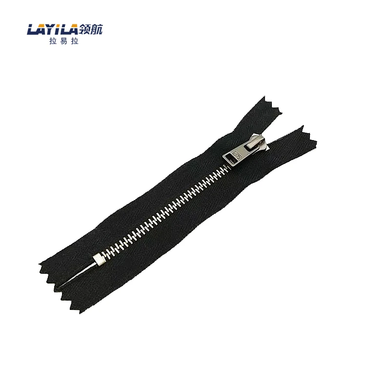 Top Selling High Quality Black Teeth Metal Zipper