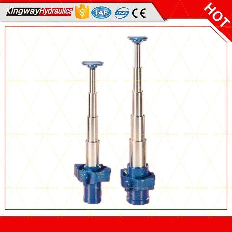 China Manufacture  Telescopic Multi Stages Trailer Hydraulic Cylinder For Tipping Trailer From Kingway Hydraulic