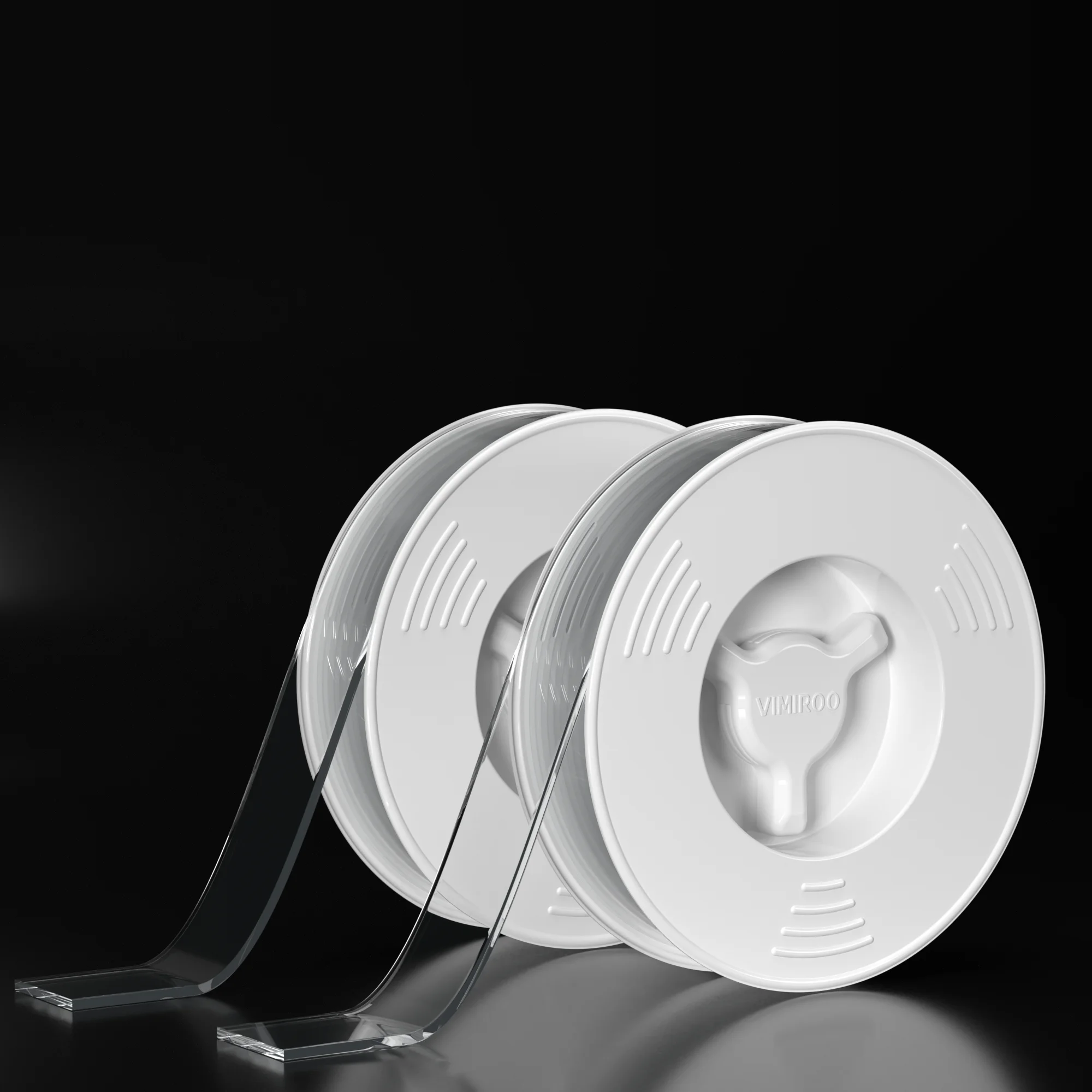 Popular Home Cleaning Waterproof PET Adhesive Tape Transparent NoTrace Reusable Pressure Sensitive Double Sided Tape Lengths