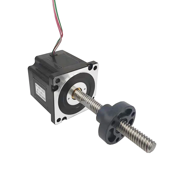 12.7mm lead 1.8 degree step angle 50KG thrust 86mm NEMA34 linear hybrid stepper motor with lead screw and nut