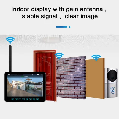 High Quality Multi Apartment Tuya Waterproof Full HD 1080P Wireless Intercom Home Wifi Smart Doorbell Video Doorbell Camera