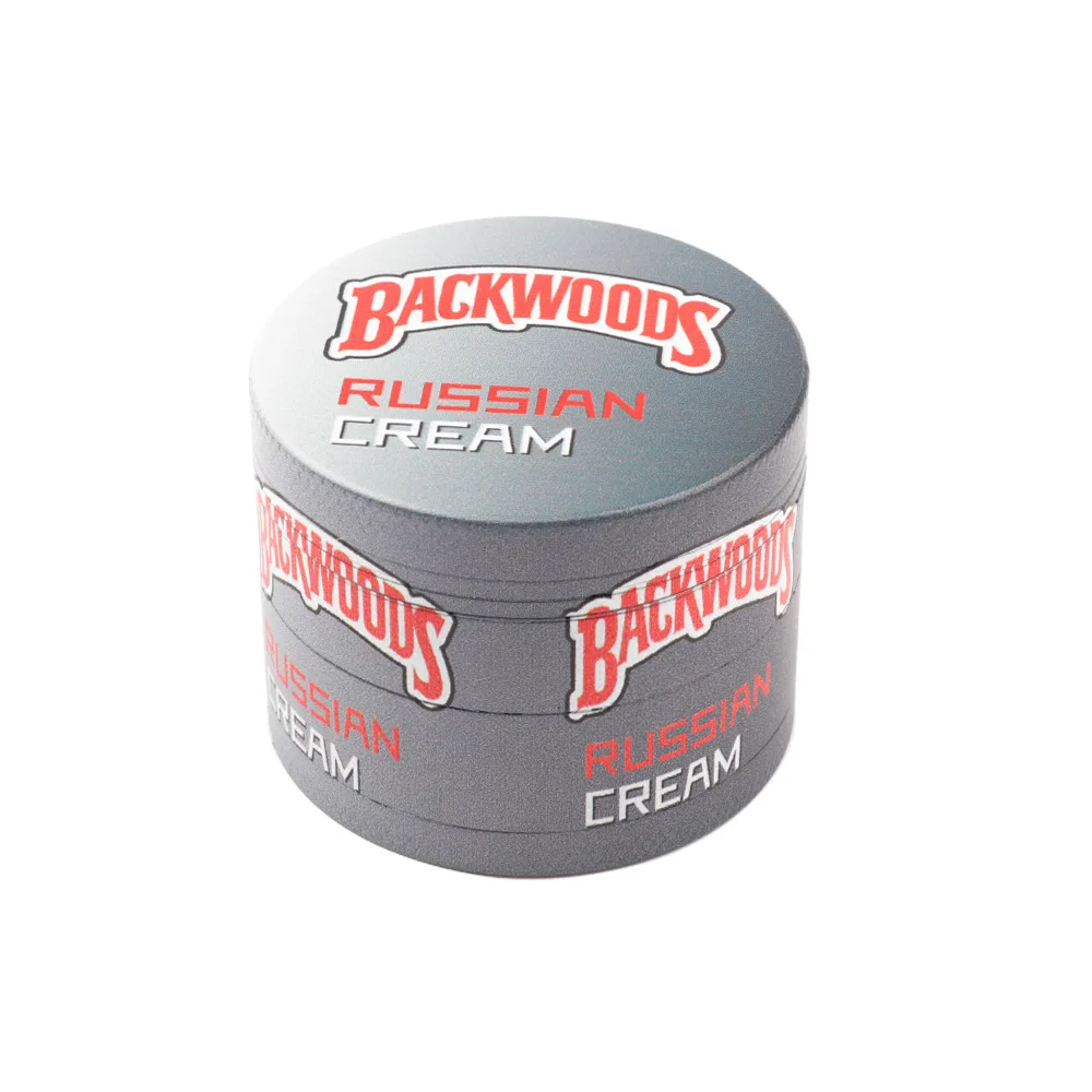 
BEYOU Custom Printed Backwood Tobaco Grinder 4 Layers Zinc Alloy Smoking Weed Herb Grinder 