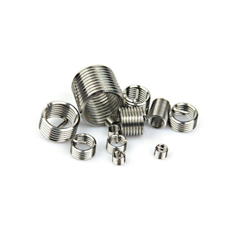 Inconel X750 M6-M18 Fasteners Wire Thread Insert 304 Stainless Steel Nut Screw Polished Brass Aerospace ISO Certified Metric