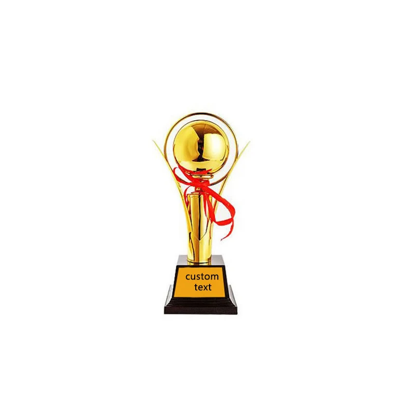 Metal Trophy Customized Logo Soccer Football And Basketball Championship Trophy Sports Award Trophy