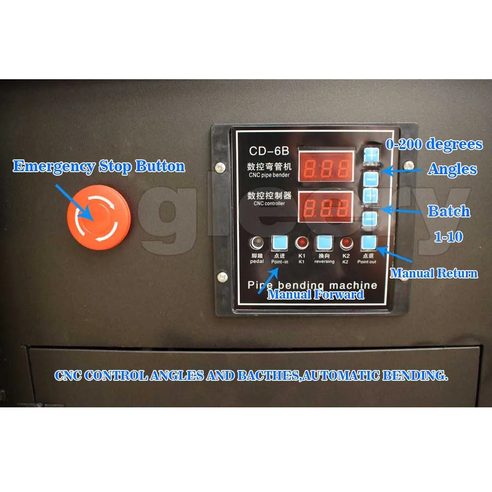 WG-76 Mandrel Pipe Bending Machine Hydraulic Pipe Bender 1/2 to 4 inch With widely used in Boiler Industry