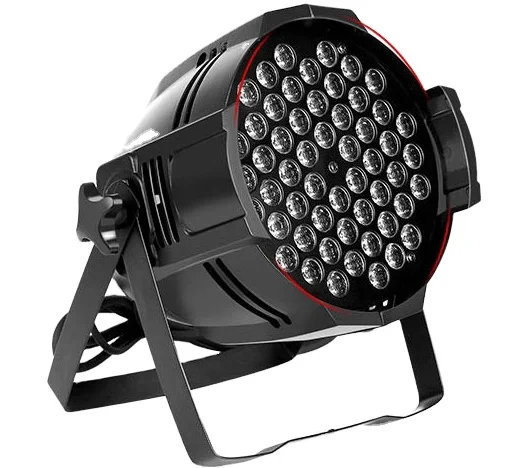  Профессиональный DMX512 сценический свет 3 Вт * 54 шт. активный звуковой теплый белый для свадьбы вечеринки диджея диско бара