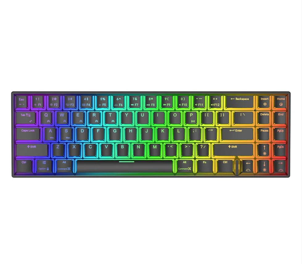 Royal Kludge RK71cup keyboard cursor remote curved custom gaming keyboard custom  keyboard custom 60