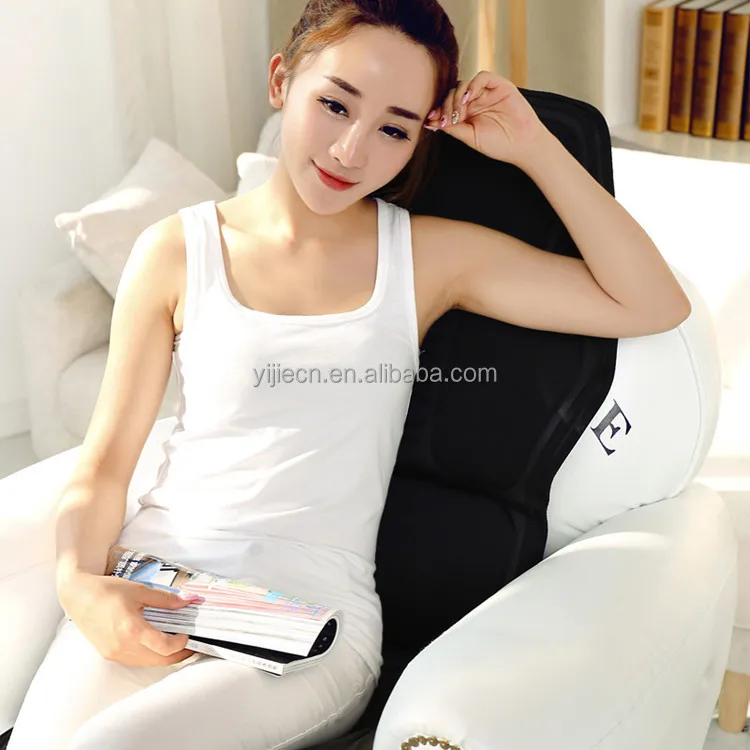 Vibrator Electric Pad With Heat Neck Back Buttock Massage Cushion Massager