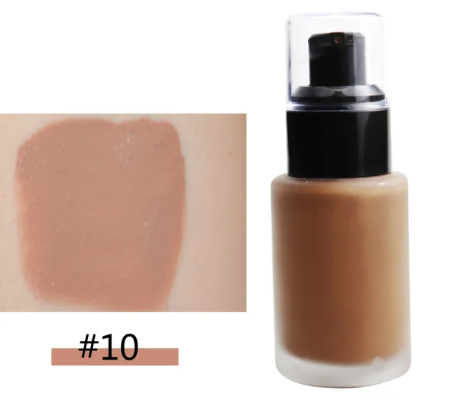 Concealer Face Makeup Liquid Foundation Natural Free Sample OEM Long Lasting Waterproof Private LOGO Female Facial Foundation