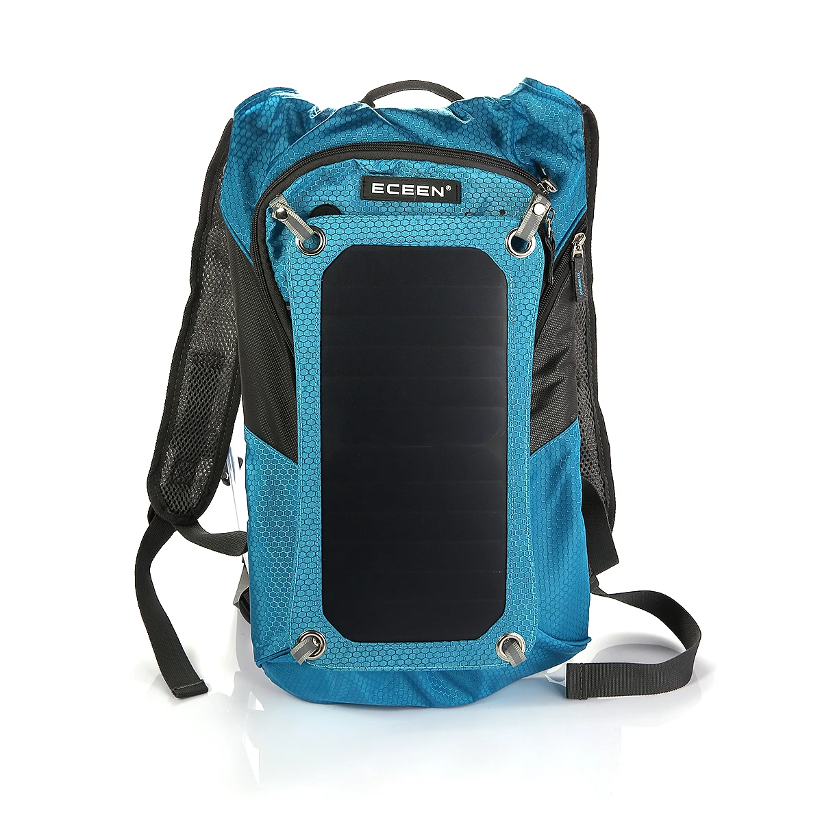 Customized waterproof usb charging multifunctional solar battery power bank panel cycling backpack