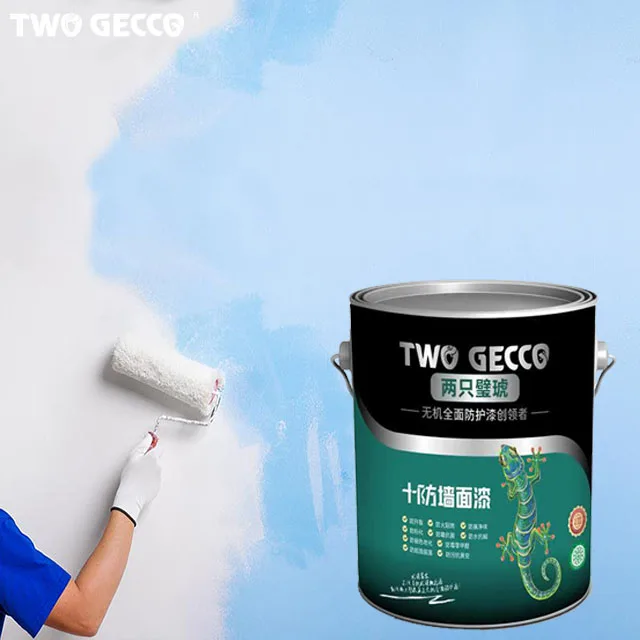 Two Gecco High Quality Natural Inorganic 10 Effects Wall Paint