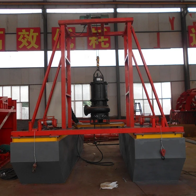 China Mini Submersible Pump Sand Dredger Dredging Boat Sale