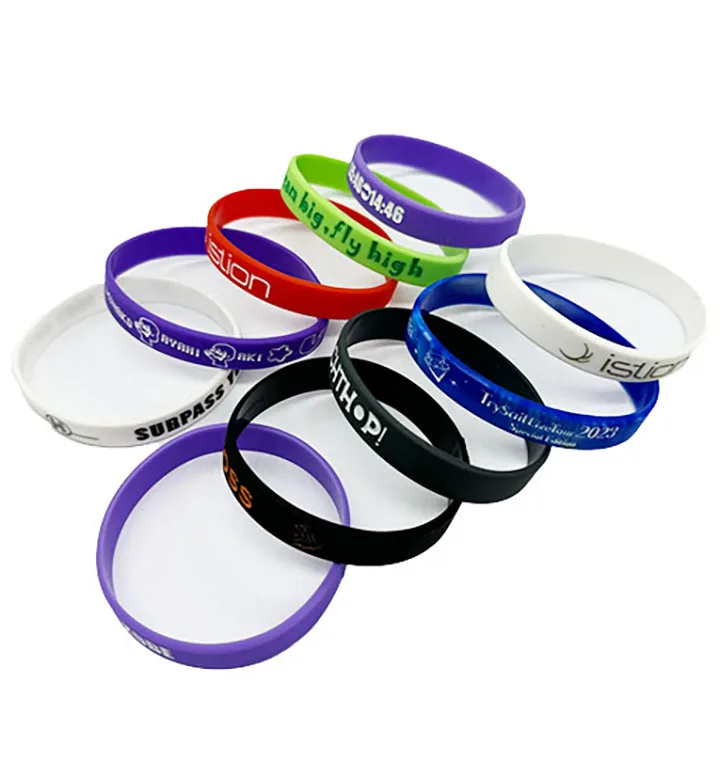 Good Quality Factory Price Children Adults Fitting Universal Silicone Wristbands