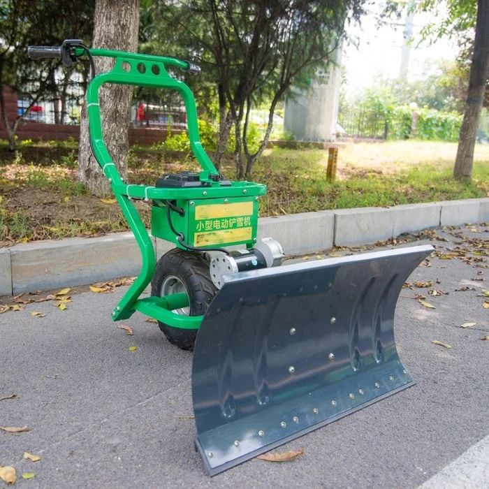 Electric snow shovel Road dust scraper stacker Grain drying collection shovel Cement piling shovel Hand push electric snow