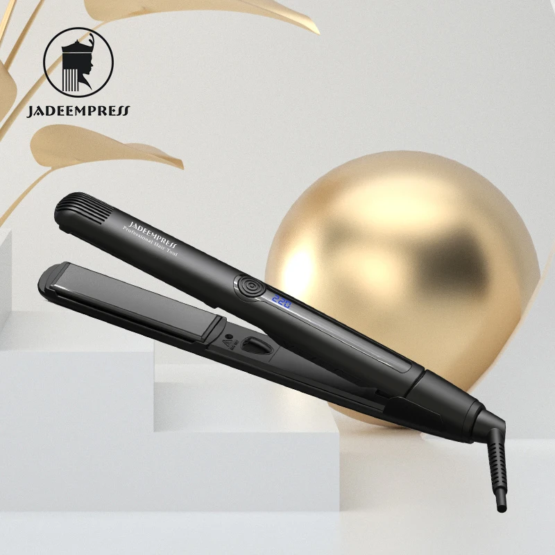 High Quality Customize Ceramic Hair Straightener Flat Irons For Home Use Private Label Iron With LCD Display