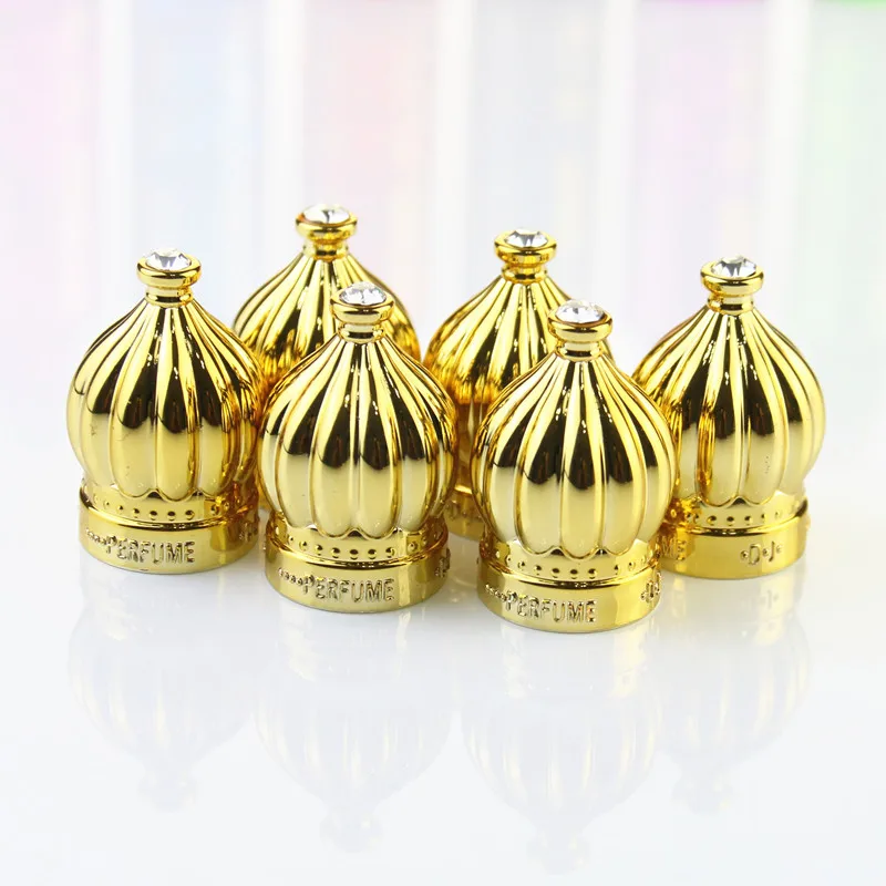 6ml 8ml Luxury Dubai Arabic Middle East Essential Oil Perfume glass roller bottle with gold lid