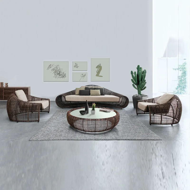 Hotel Garden Sets Villa Resort Garden Sofa Set Outdoor Furniture Set Hotel Patio Outdoor Sofa Garden Outdoor Sofa