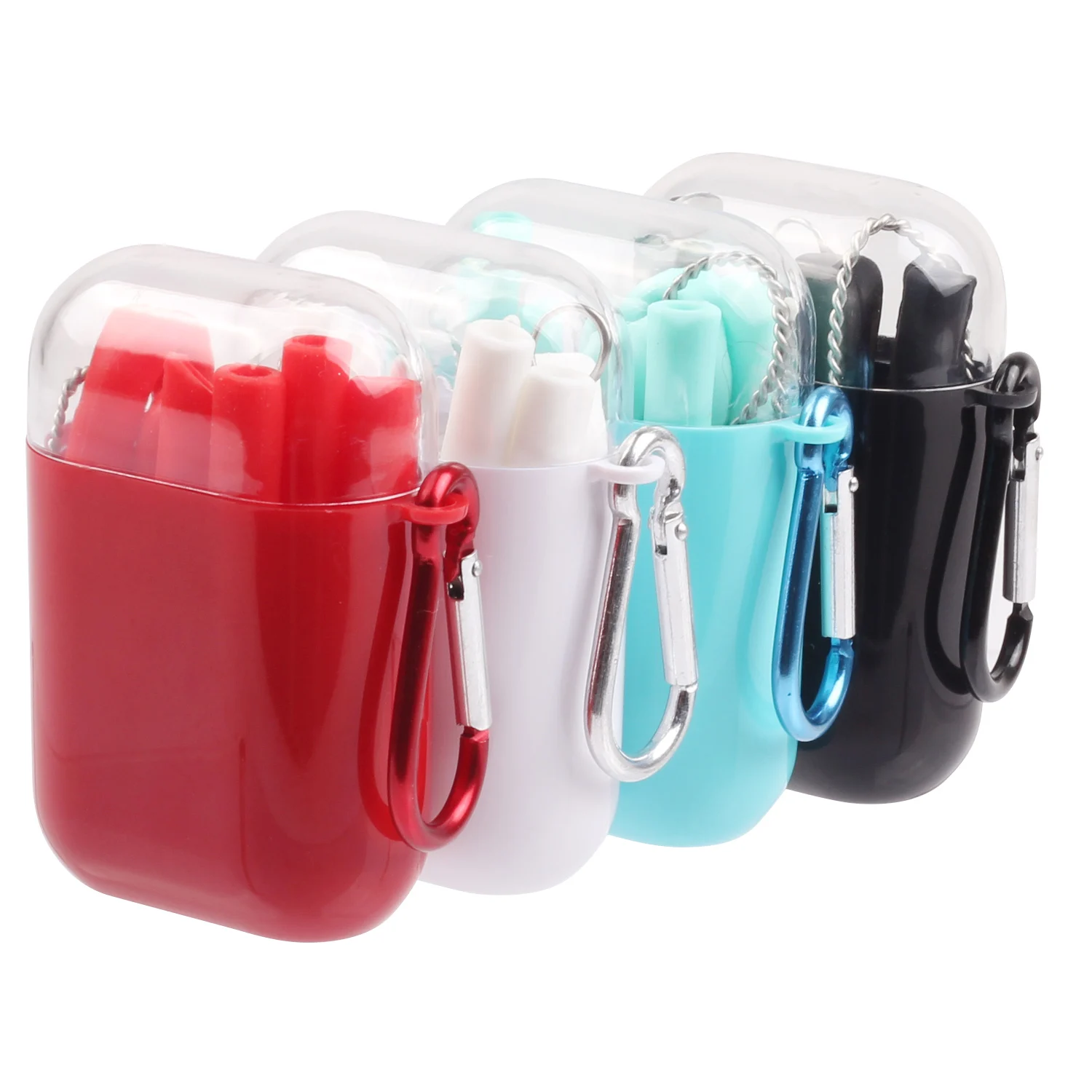 
2020 New Product High Quality BPA Free Bar Accessories Party Supplies Foldable Reusable Silicon Straws 