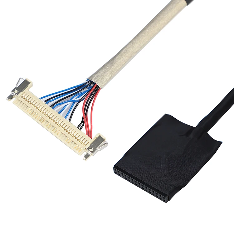 Tezy FI-X30H LVDS 30Pin Dual Row Connector LVDS Cable for Recorder Smart Home The Printer Digital Products Recreational Machines