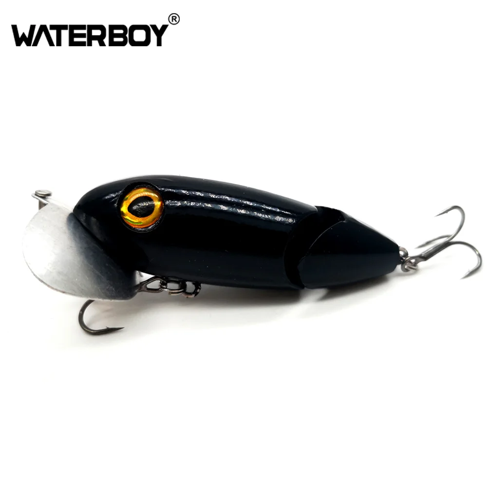 WATERBOY 2 Section Multi Jointed Fishing Bait Hard Artificial Fishing Tackle Pencil Lure New 6cm 8.5g Popper Fishing Lure