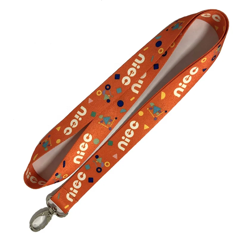 Factory Making Business Name Card Holder Retractable Reel Sublimation Neck  Lanyard