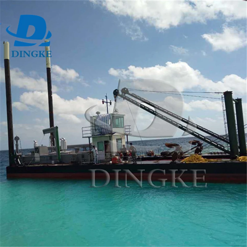 Sand dredging vessel in sale for the lake and river dredging