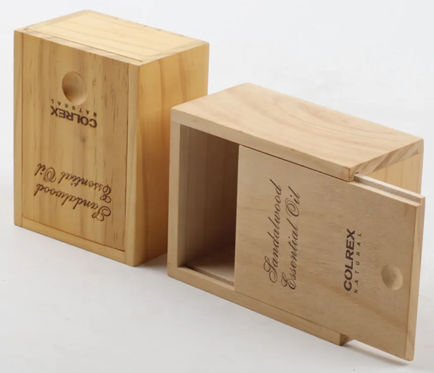 New Design Customized Logo Wine Bottle And Chocolate Wooden Packing Box