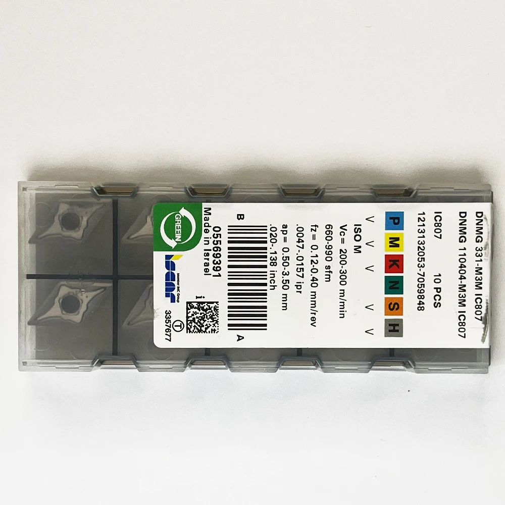 HAUZHICHUN DNMG 331-M3M IC807 CNC Carbide Indexable Turning Tool Insert