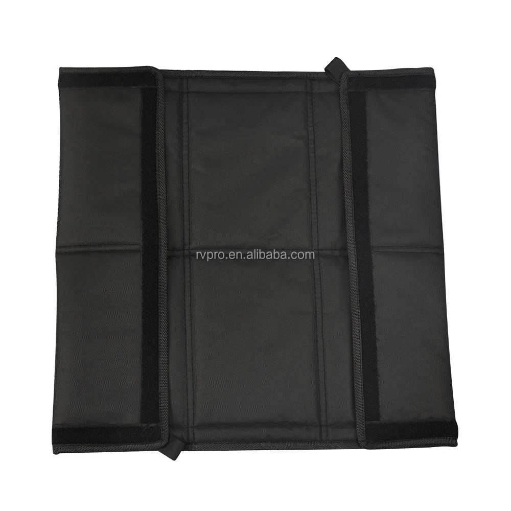 RV Door Shade Cover, Foldable RV Sun Shade Windshield Blackout Shower Curtains Coverage RV Accessories