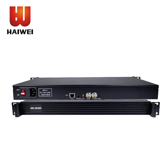 Haiwei H.264 sdi к ip hd sdi Цифровой кодировщик sdi loop out видео iptv кодировщик IPTV передатчик оборудования