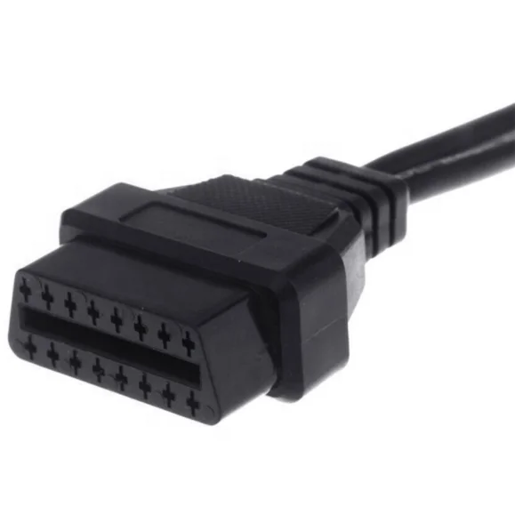 2 x 2 to 16 Pin OBD2 Female Adapter Connector Diagnostic Cable 2x2 to OBDII 16 Pin Adapter  4 Pin Connector Cable For SKODA