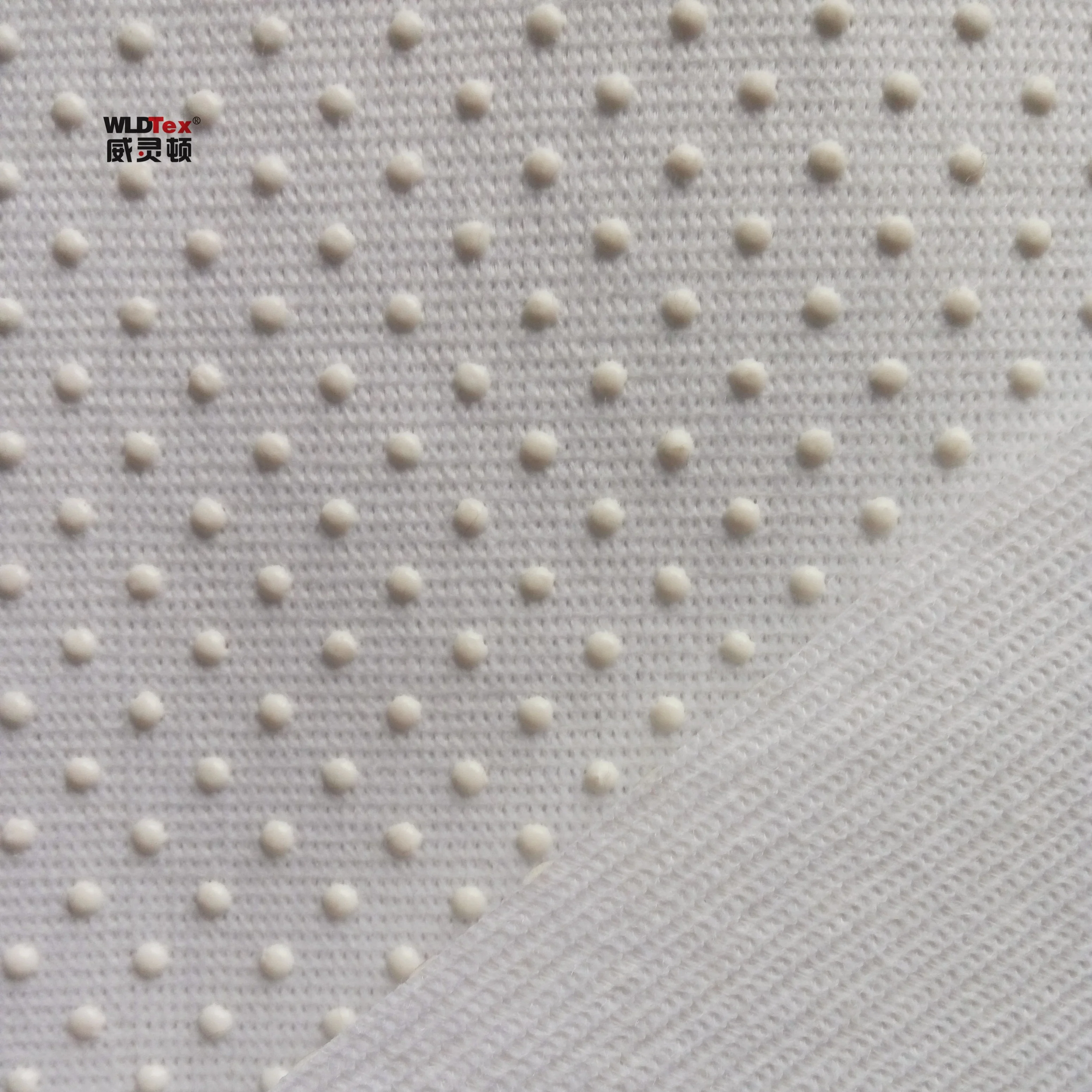 little white dots antislip 240CM width nonwoven  mattress fabric