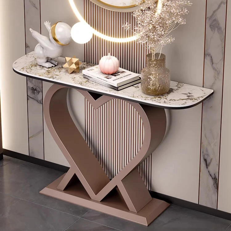 NOVA European Living Room Furniture Console Tables Console Pink Pandora Core Console Table Ornate