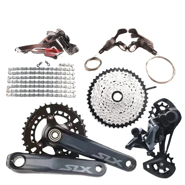 Shimano SLX M7100 XT M8100 2x12s Groupset FC+CS+CN+FD+SL+M7120/M8120 RD For MTB Mountain Bicycle Bike Groupset With MT800 BSA
