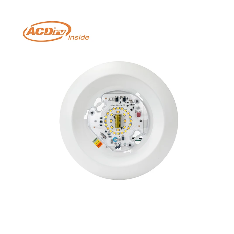 ACDrv LED Light Module 9W 15W AC 120V / 220V TRIAC Dimming 46mm 50mm Down Light Module