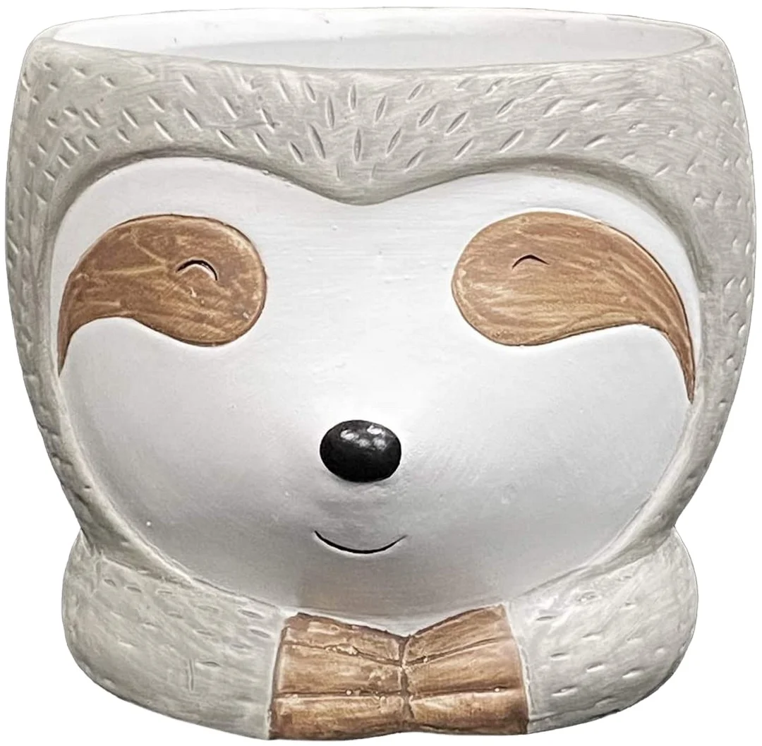 Wholesale Flower Pots Sloth  Decorative Vase for Home Decor Living Room Office Ceramic Pot