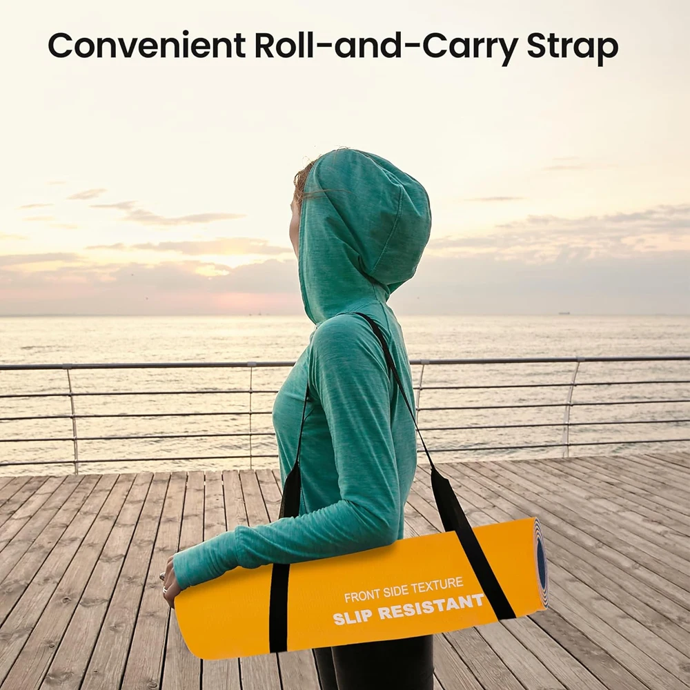 Wholesale Cheap Price Custom LOGO Printed Durable Non Slip Gym Mat Exercise Fitness Mat Eco-friendly TPE Yoga Mat